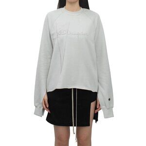 NWT $660 Rick Owen x Champion Vega Sweatshirt Felpa Dust Size Small